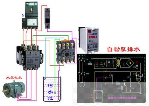 液位继电器排水接线图（图文详解）